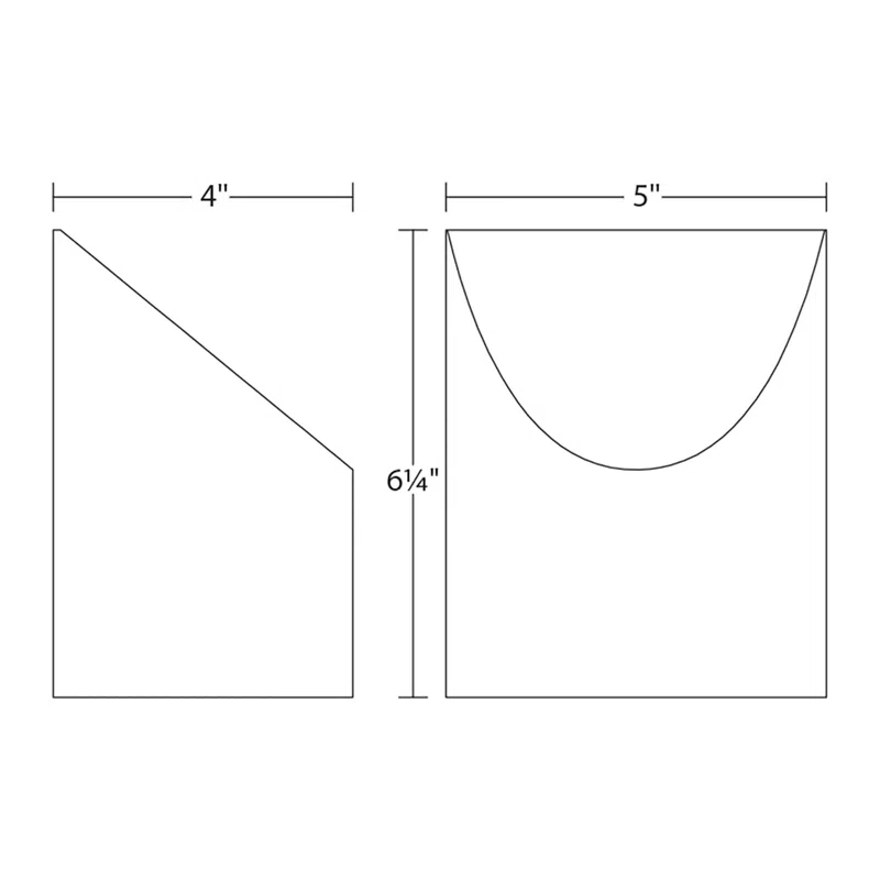 Inside-Out Flush Mounted Sconce