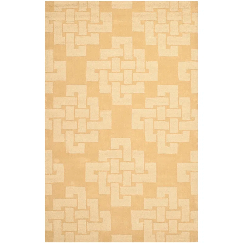Martha Stewart Hand Tufted Wool Pile Geometric Rug