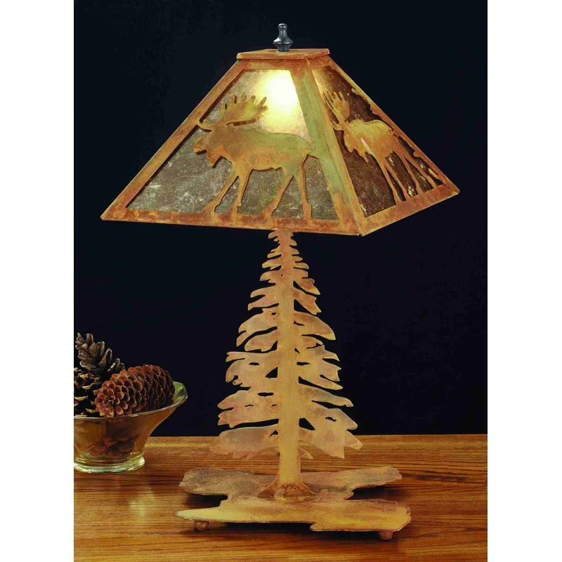 Rustic Lodge Novelty Lamp