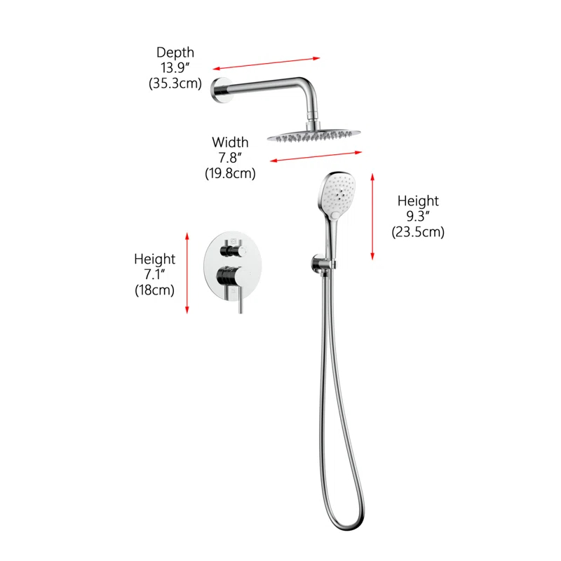 George Pressure-Balanced All-In-One Kit with Rough in-Valve