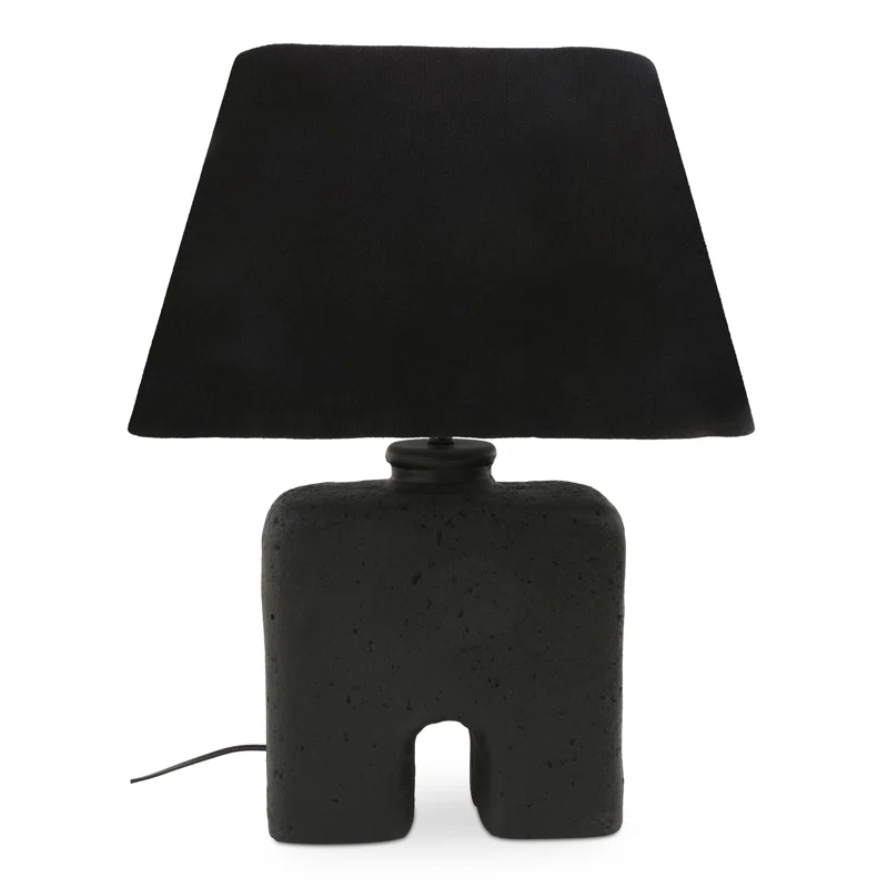 Yara Black EcoMix Arc Table Lamp
