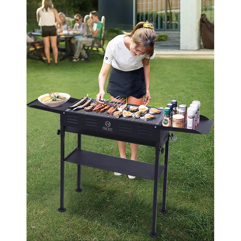 MUKE 45.4'' W Portable Charcoal Grill