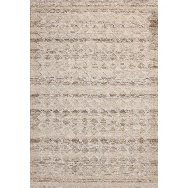 Magnolia Home by Joanna Gaines x Loloi Rae Natural / Ivory Area Rug