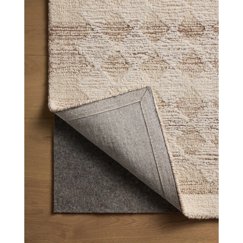 Magnolia Home by Joanna Gaines x Loloi Rae Natural / Ivory Area Rug
