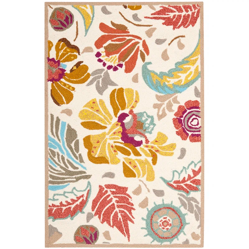 Safavieh Four Seasons Hand Hooked Performance Floral Rug
