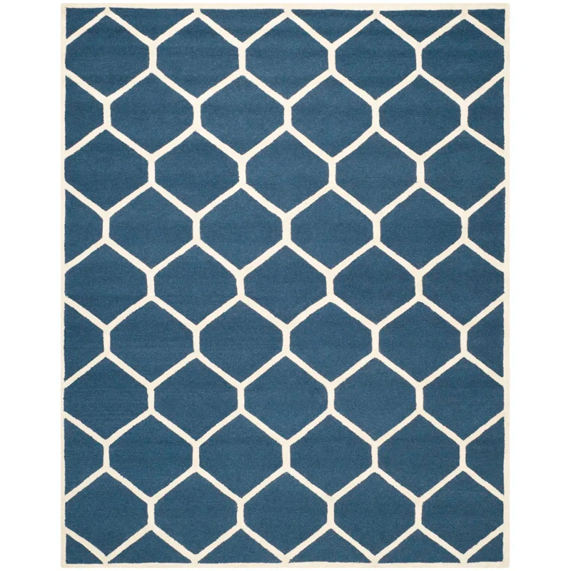 Safavieh Cambridge Hand Tufted Wool Geometric Rug | Wayfair
