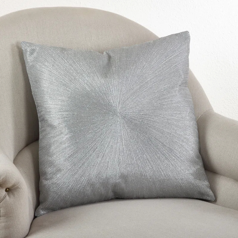 Shimmering Cotton Throw Pillow