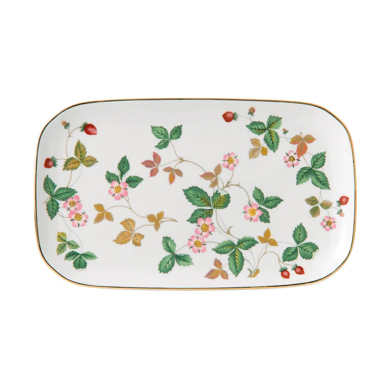 Wedgwood Wild Strawberry Bone China Serving Tray