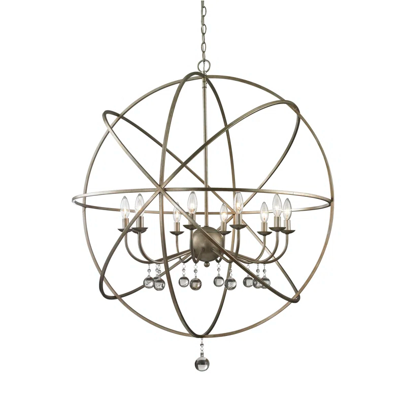 Willa Arlo™ Interiors Berdina 10 - Light Dimmable Globe Chandelier