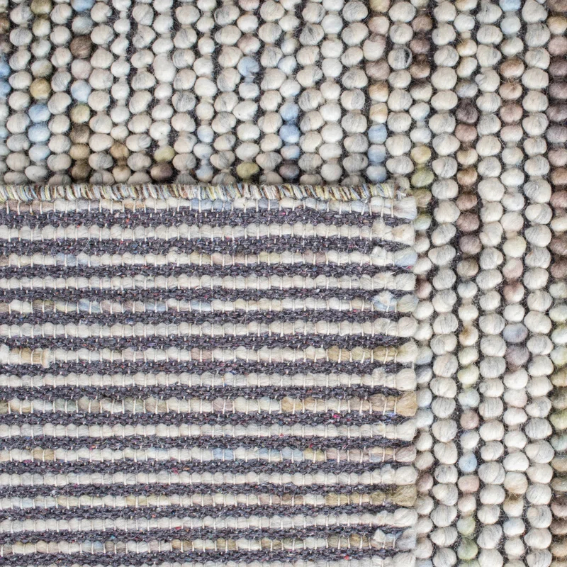 SAFAVIEH Natura Feride Geometric Runner Rug, Ivory/Multi, 2'3" x 14'