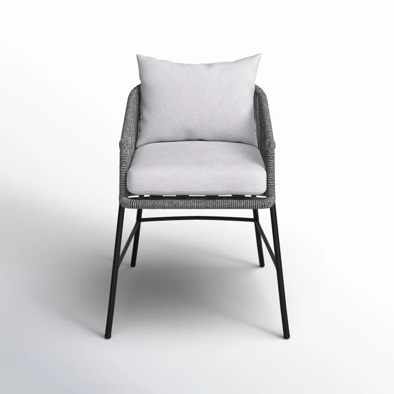Margit Outdoor Dining Armchair with Cushion