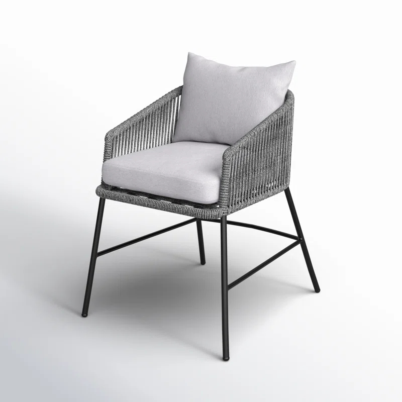 Margit Outdoor Dining Armchair with Cushion
