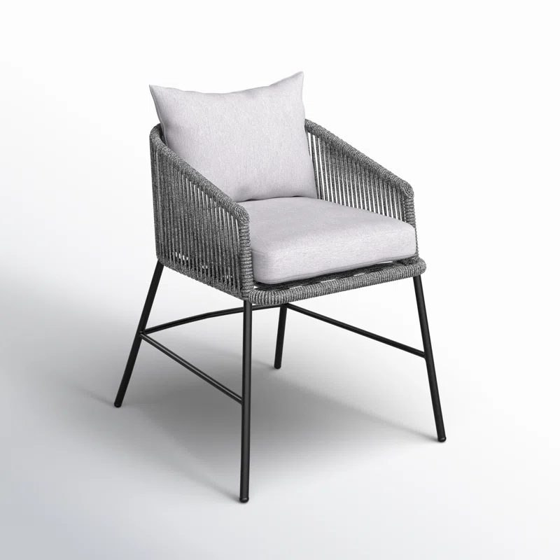 Margit Outdoor Dining Armchair with Cushion