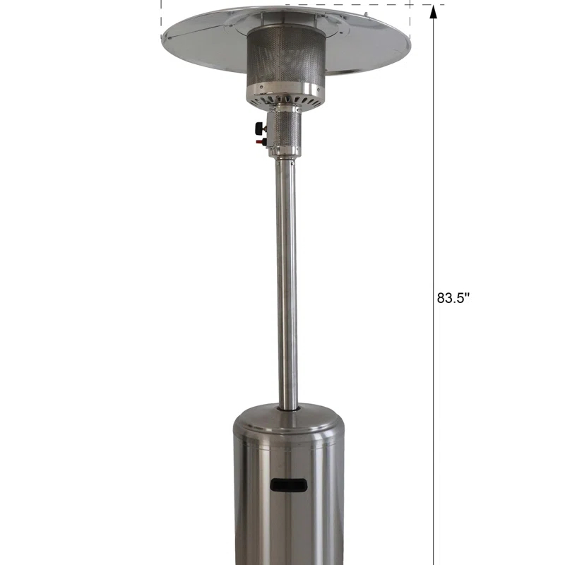 46,000 BTU Standing Patio Heater