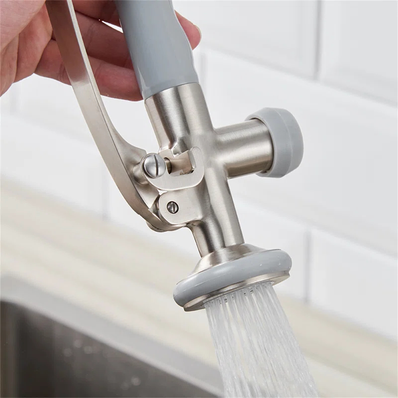 Kitchen Faucet Pull Down Sprayer Brushed Nickel,Single Handle Kitchen Sink Faucet