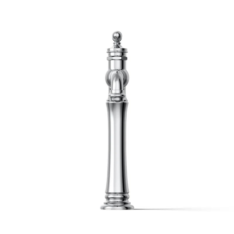 Artifacts Gentleman's Single Hole Bathroom Faucet with Drain Assemby