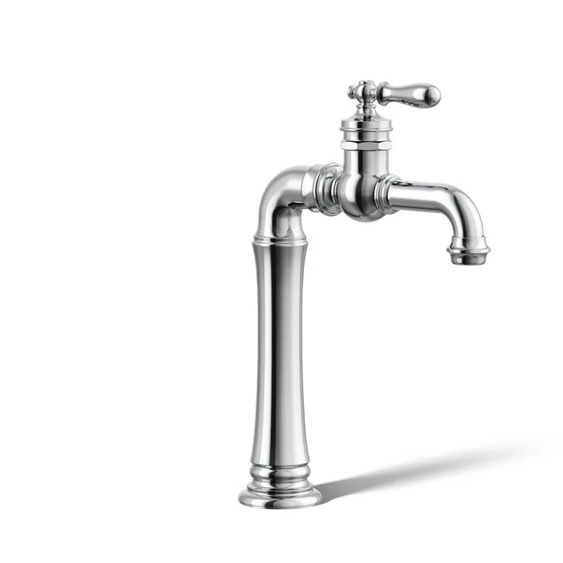 Artifacts Gentleman's Single Hole Bathroom Faucet with Drain Assemby