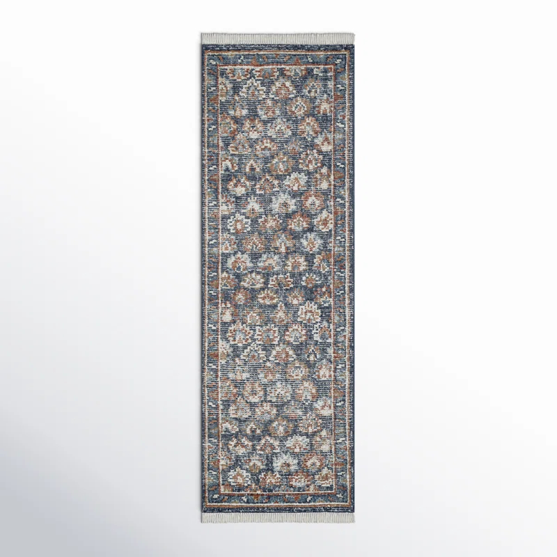Birch Lane™ Hand Knotted Wool Floral Rug
