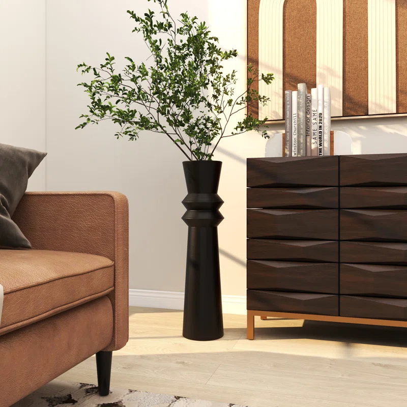Mable Metal Floor Vase