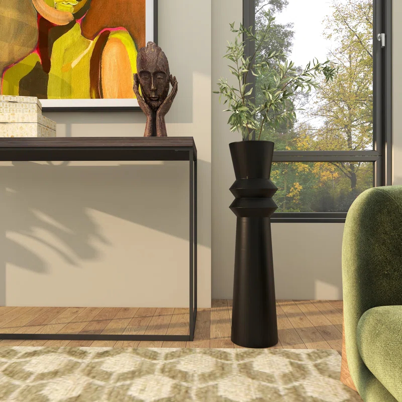 Mable Metal Floor Vase