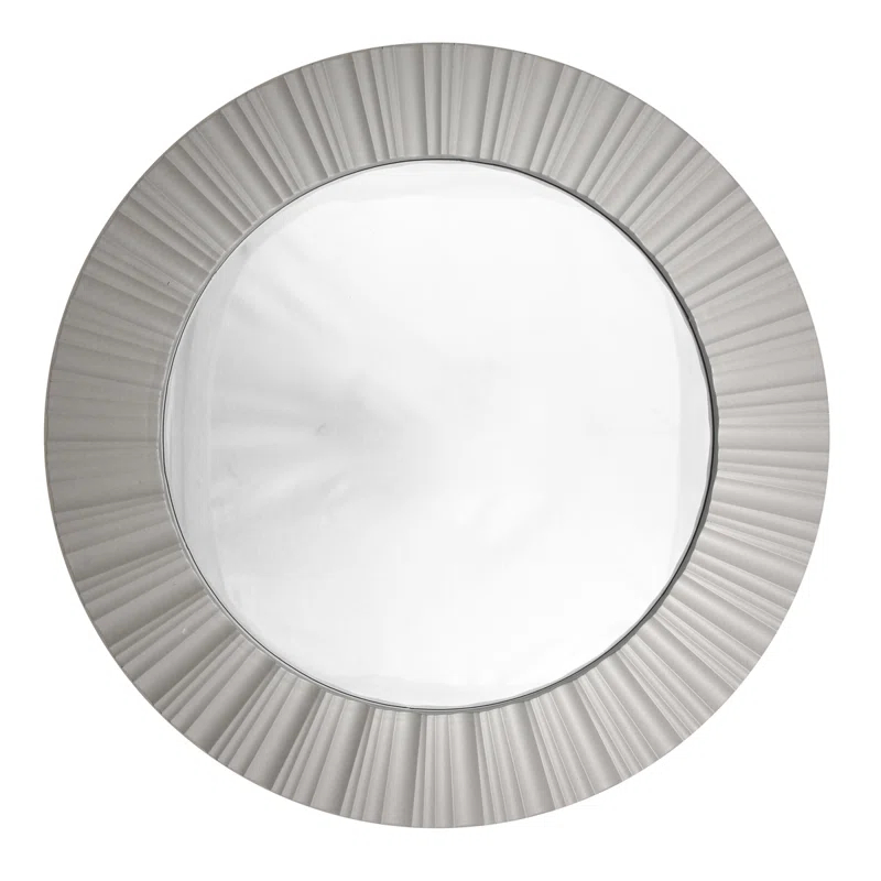 Northlight Seasonal Elegant 20" Contemporary Fluted Round Mirror Wall Decor