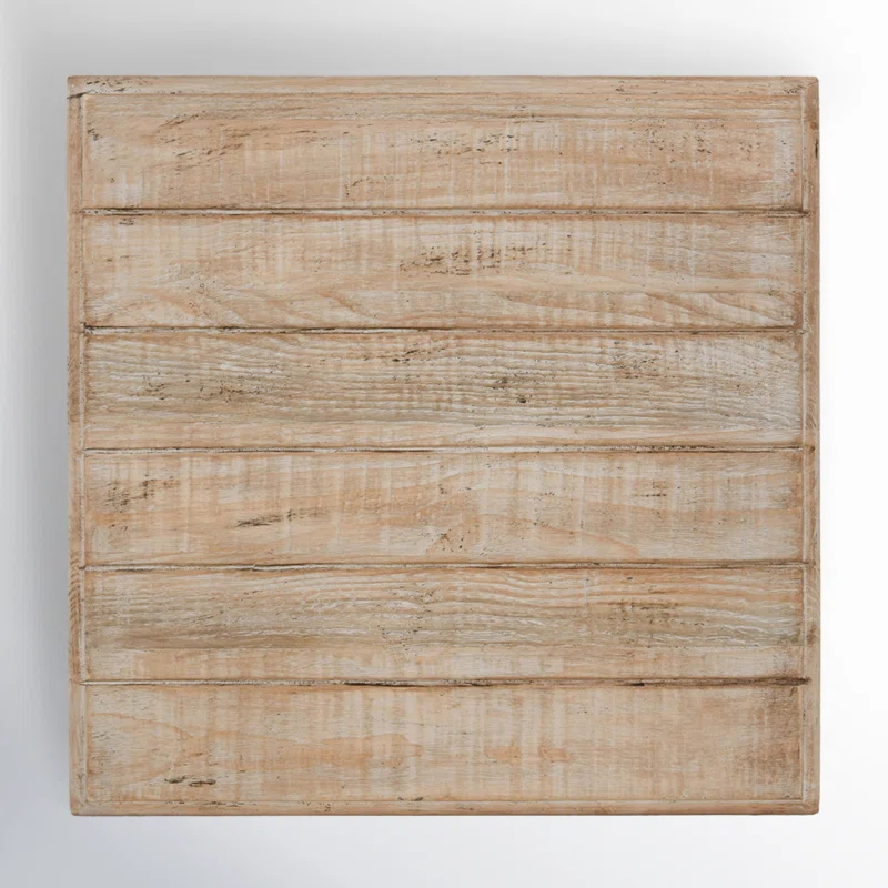Bander Square Reclaimed Wood End Table (24")