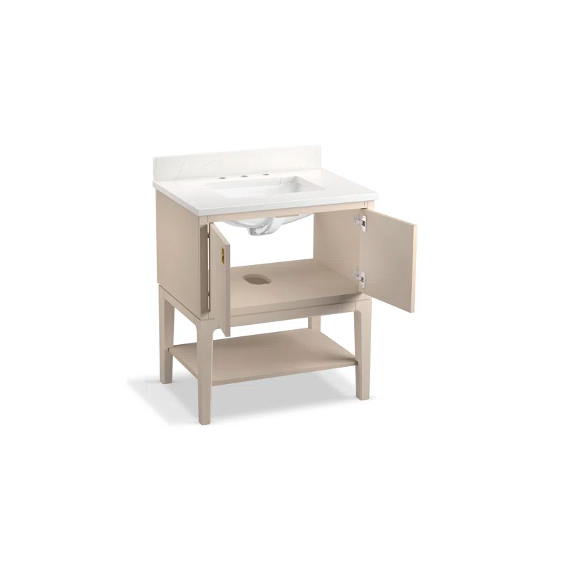 Seagrove By Studio McGee 30 in. Bathroom Vanity Cabinet With Sink And Quartz Top