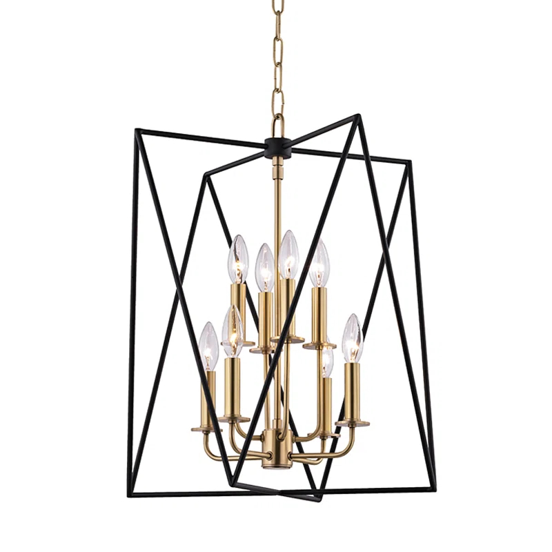 Laszlo 8 - Light Geometric Chandelier