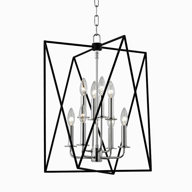 Laszlo 8 - Light Geometric Chandelier