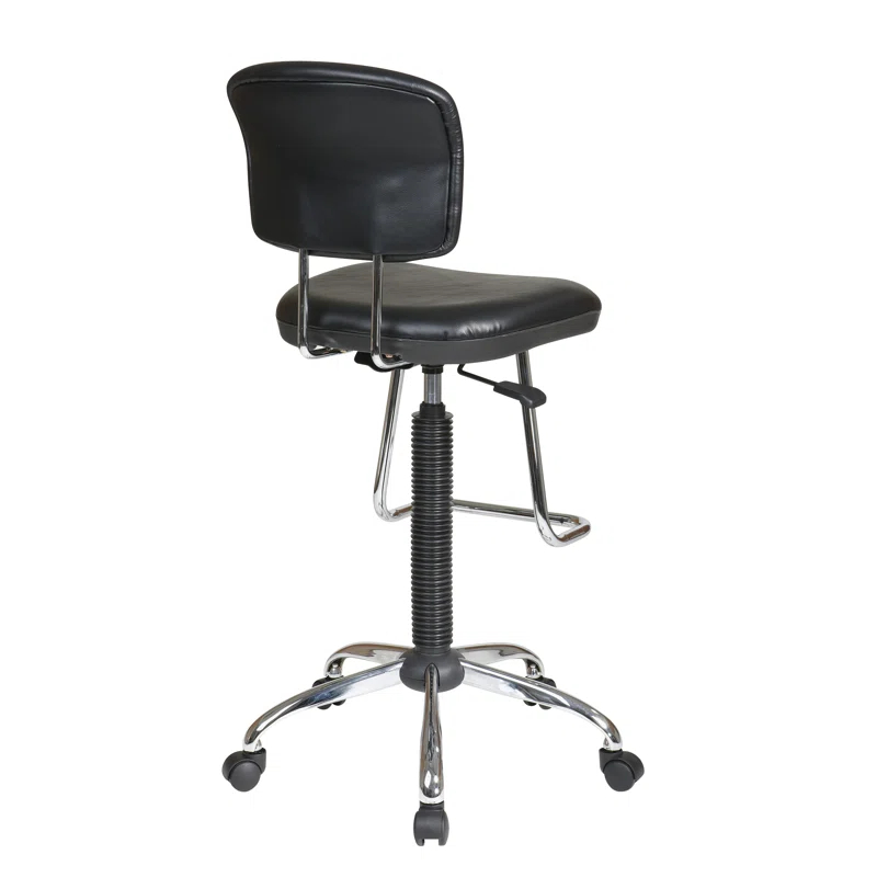 Office Star Products Work Smart Vinyl Drafting Chair