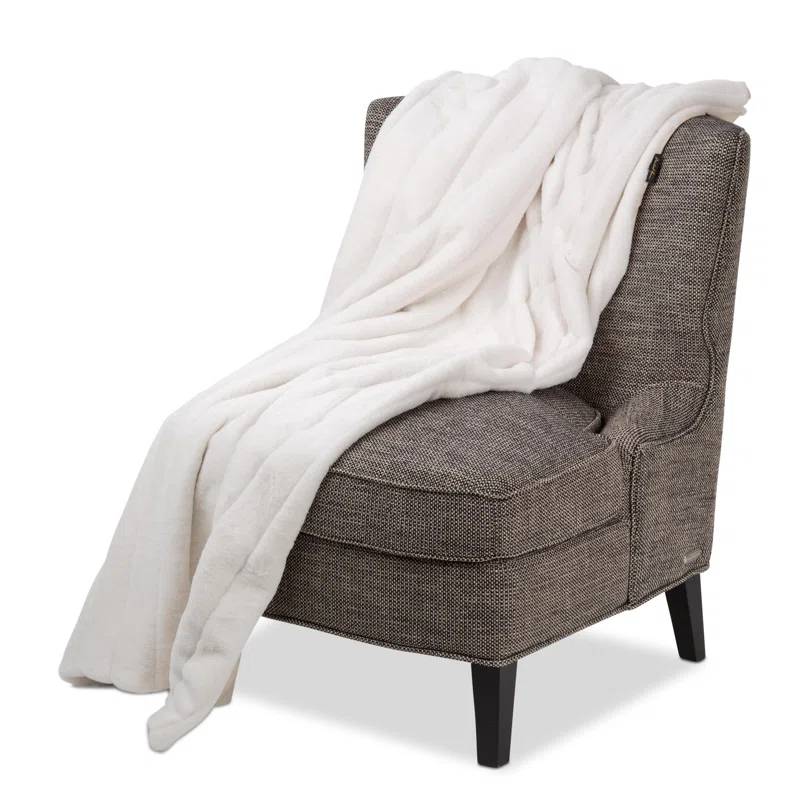 Michael Amini Bellhaven Plain Weave / Muslin Throw Blanket