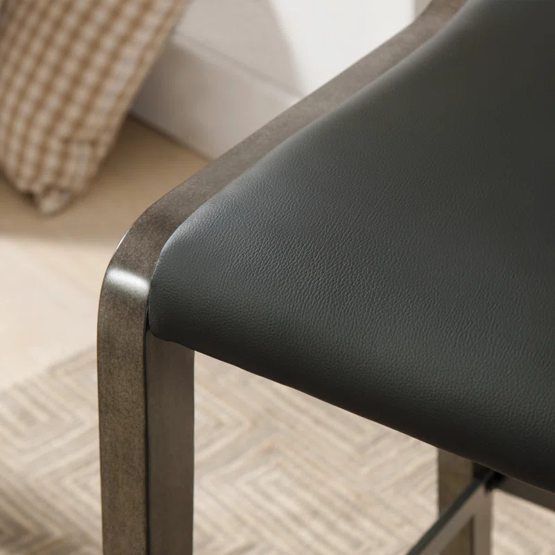 Coons Upholstered Counter Stool with Solid Wood Frame (Set of 2)