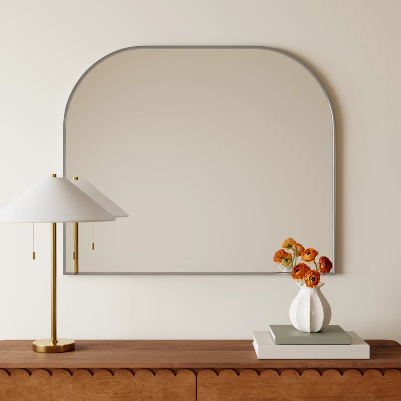 Sabine Metal Wide Arch Wall Mirror