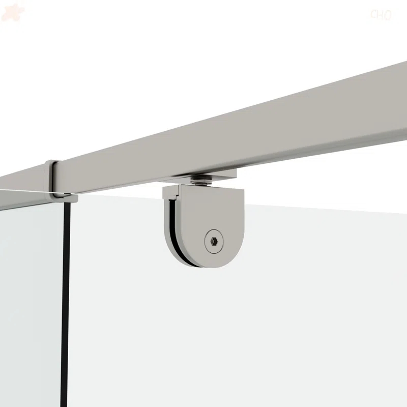 50-54" W X 71" H Piovt Swing Glass Shower Door,Pivot Frame Sliding Shower Door With 1/4"(6Mm) Clear SGCC Tempered Glass, Shower Doors,Reversible Installation