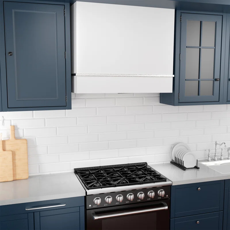 Akicon 36" 600 CFM Ducted (Vented) Wall Range Hood