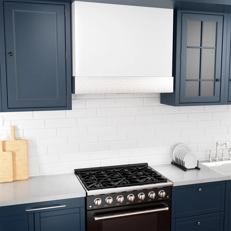 Akicon Stainless Steel 600 CFM Ducted (Vented) Wall Mounted Required Range Hood
