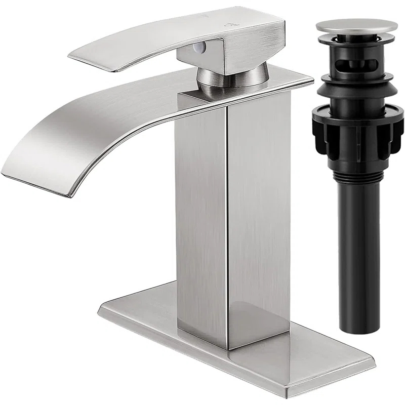 Waterfall Bathroom Faucet,Single Handle 1 Or 3 Hole Bathroom...