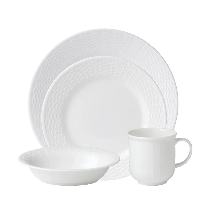 Wedgwood Nantucket Basket 10.8" Bone China Dinner Plate & Reviews | Wayfair