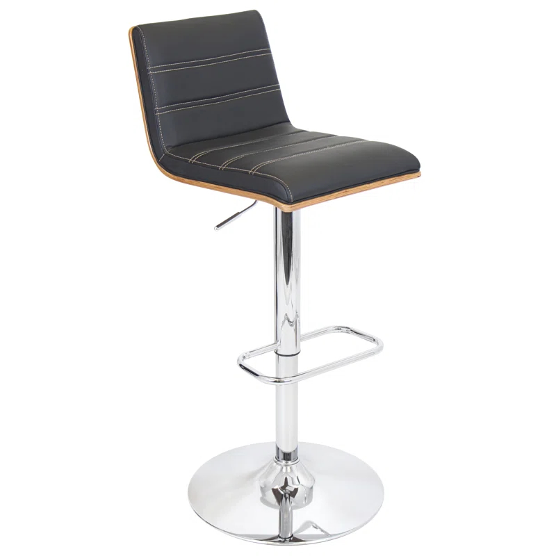 Vasari Swivel Upholstered Adjustable Height Counter Stool