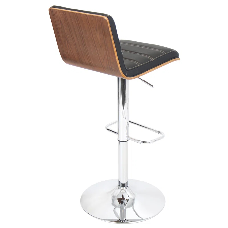 Vasari Swivel Upholstered Adjustable Height Counter Stool