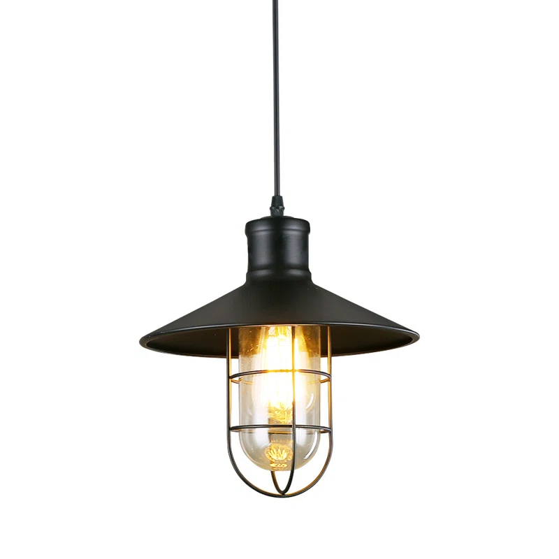 1 - Light Satin Black Single Pendant