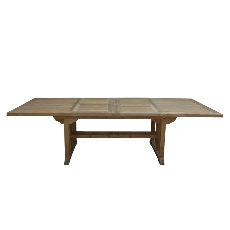 Anderson Teak  Sahara 106 in. Rectangular Double Extension Table