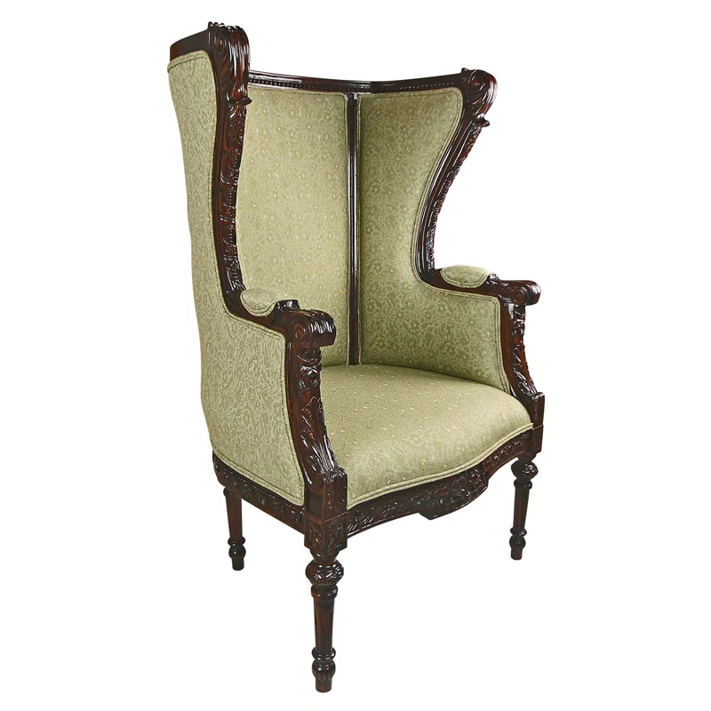 Design Toscano Louis XVI Wingback Armchair