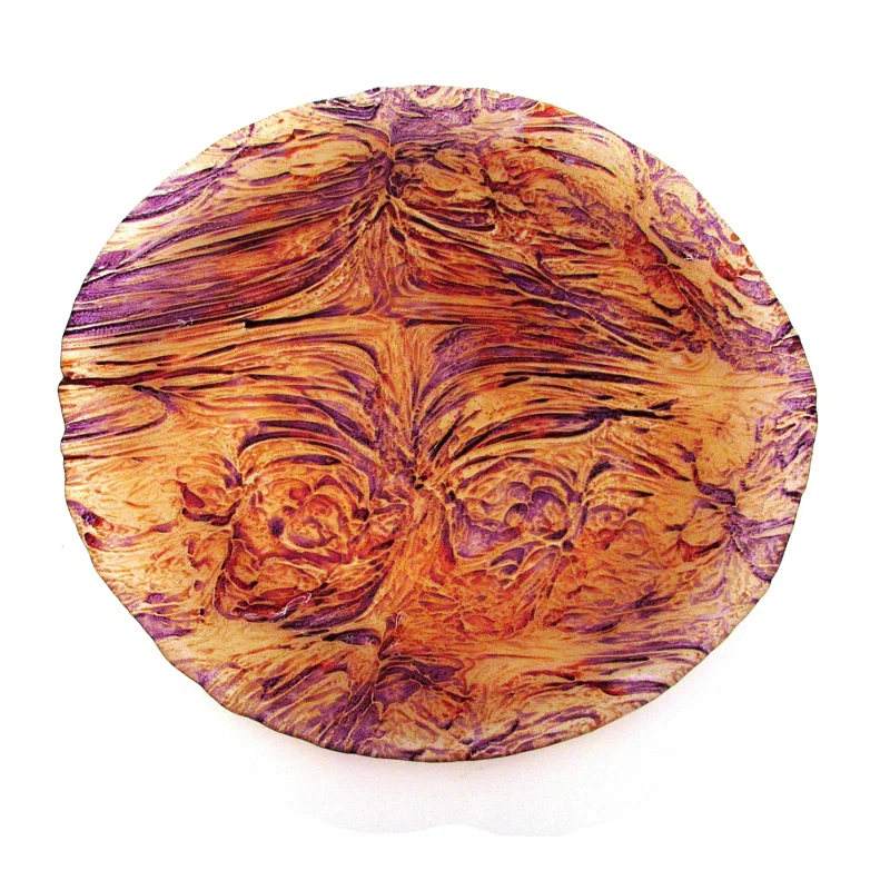 Red Pomegranate Red Pomegranate Ballad Glass Platter