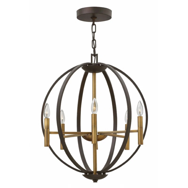 Euclid 6 - Light Unique / Statement Globe Chandelier