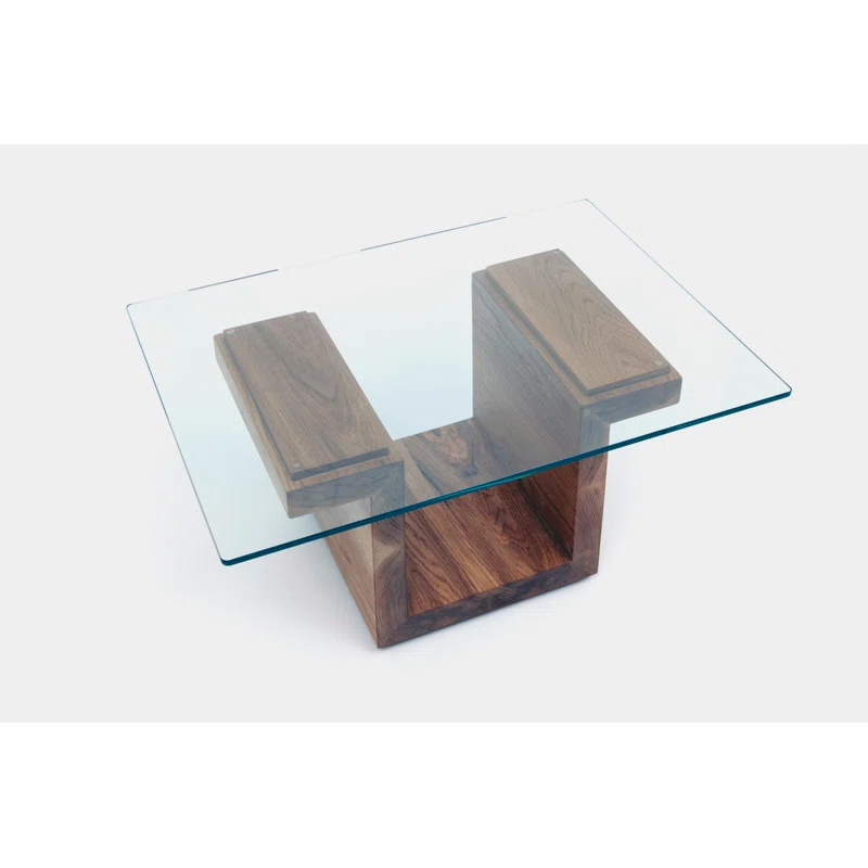 SQG Pedestal Coffee Table with Storage