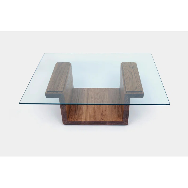 SQG Pedestal Coffee Table with Storage