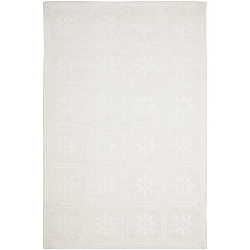 Martha Stewart Rugs Martha Stewart Hand Knotted Linen Floral Rug