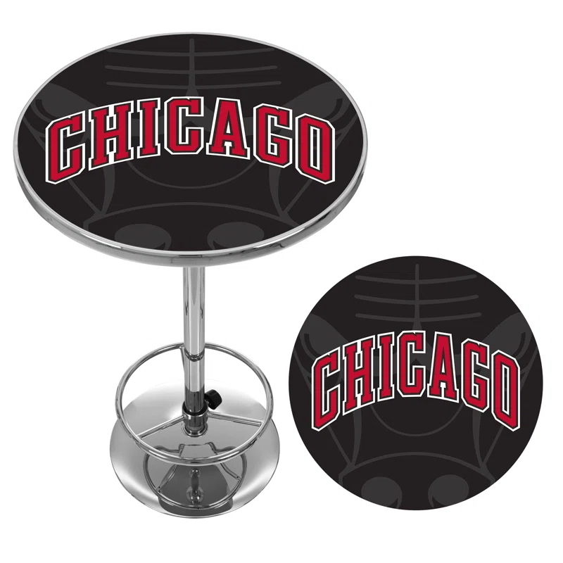 Trademark Global NBA Round Metal Base Dining Table