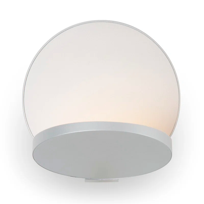 Gravy Single Light Aluminum Dimmable LED Plug-in Flush Mounted Sconce